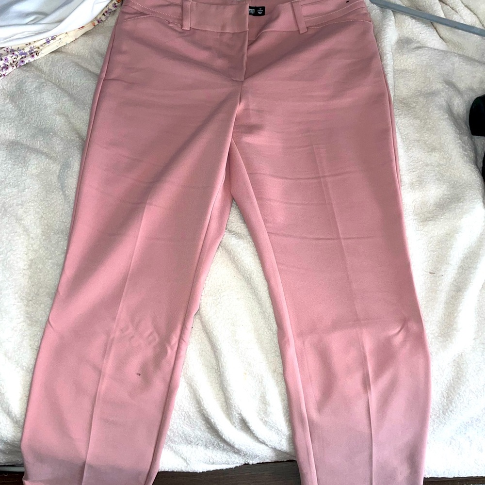 Pink dress pants. Size 10